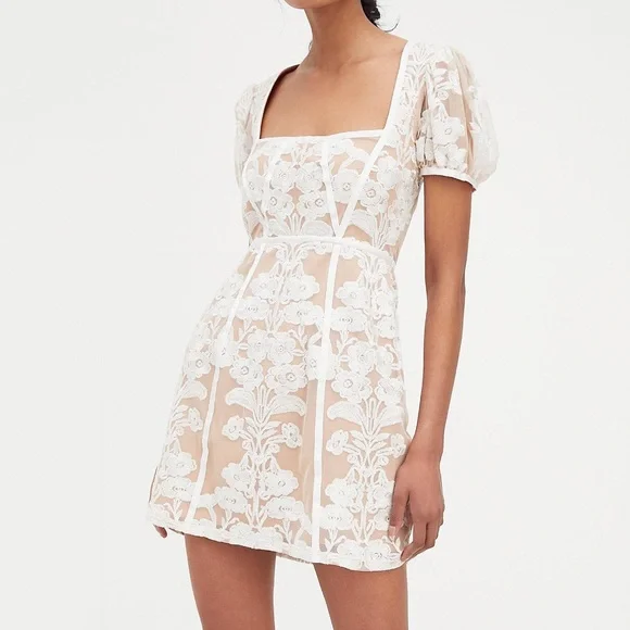 For Love And Lemons | Dresses | Nwt For Love Lemons Temecula Puff Sleeve  Dress | Poshmark